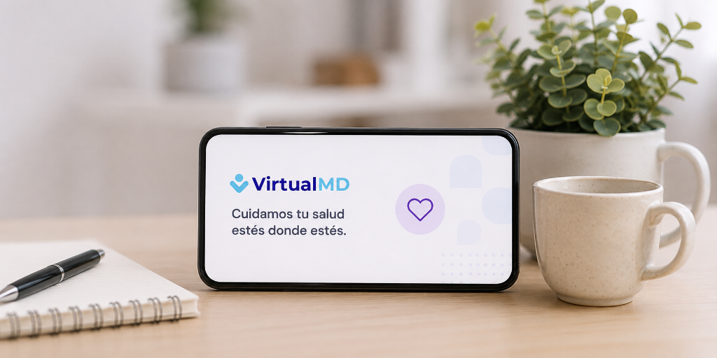 Atención médica VirtualMD en tu dispositivo móvil